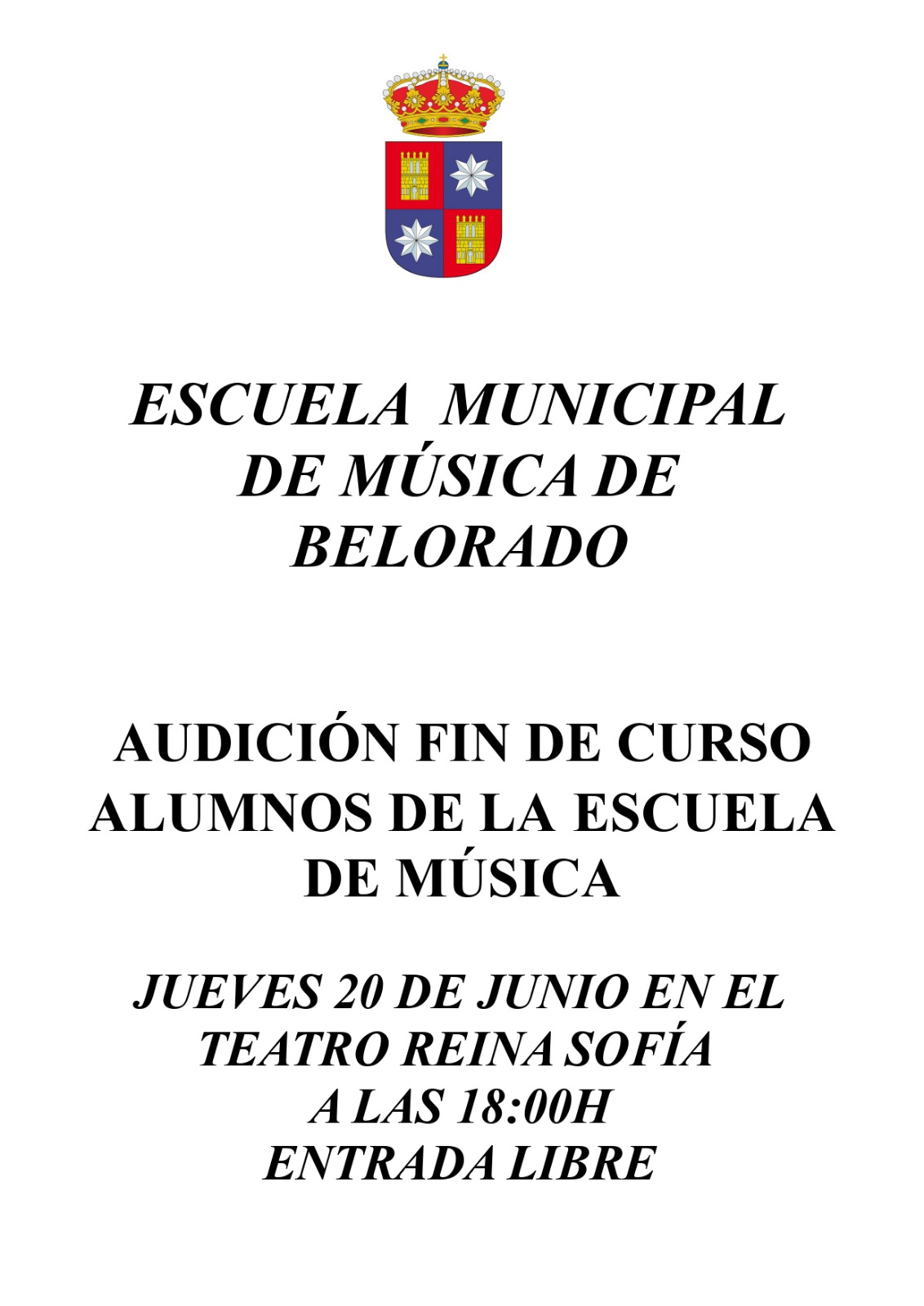 Audición Escuela Municipal de Música de Belorado